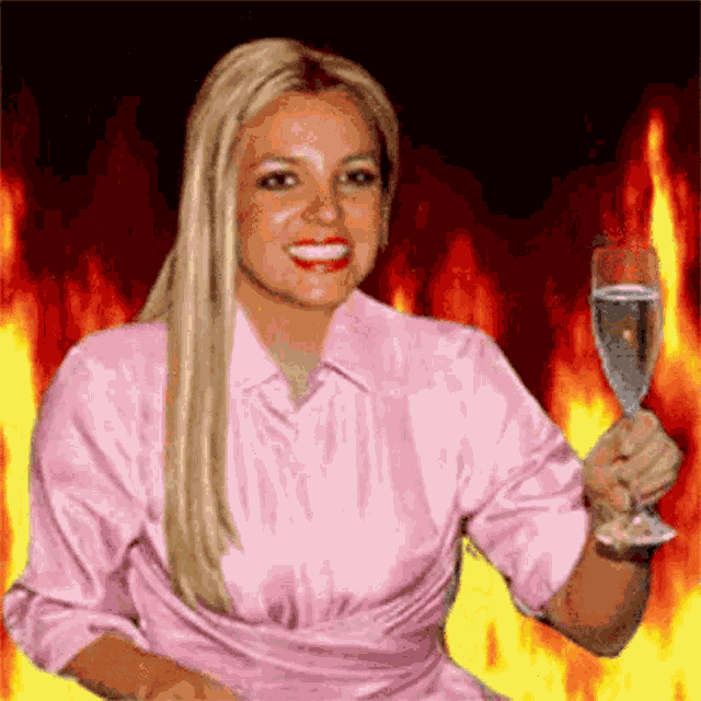 Britney Spears Cheers GIF