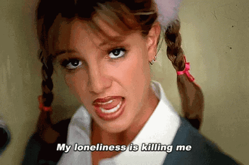 Britney Spears Lonely GIF