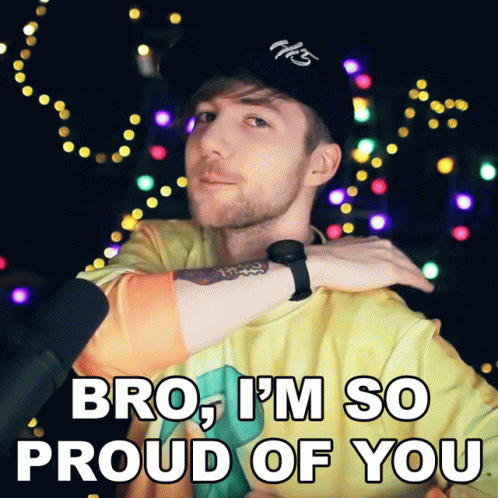 Bro Im So Proud Of You Robert Geraldino GIF