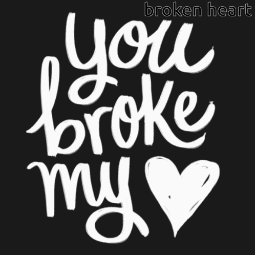 Broken Heart Sad GIF