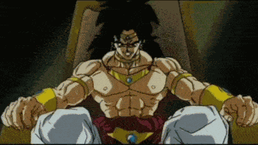 Broly Broly Throne GIF