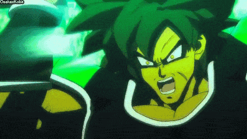 Broly Forma Ikari GIF