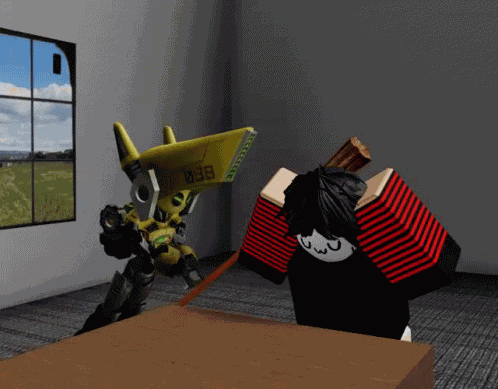 Broom Beating GIF