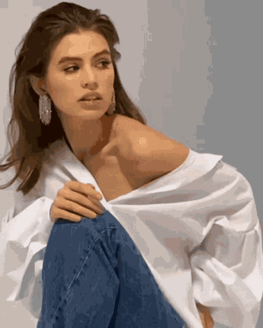 Brunette Model GIF