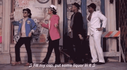 Bruno Mars Fill My Cup GIF