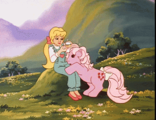 Brush Pony GIF