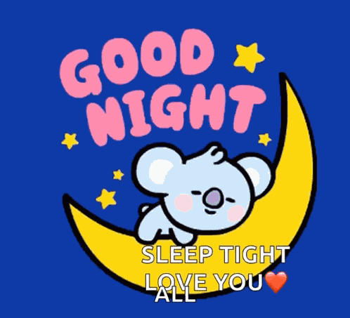 Bt21 Good Night GIF