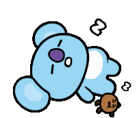 Bt21 Sleepy Sticker