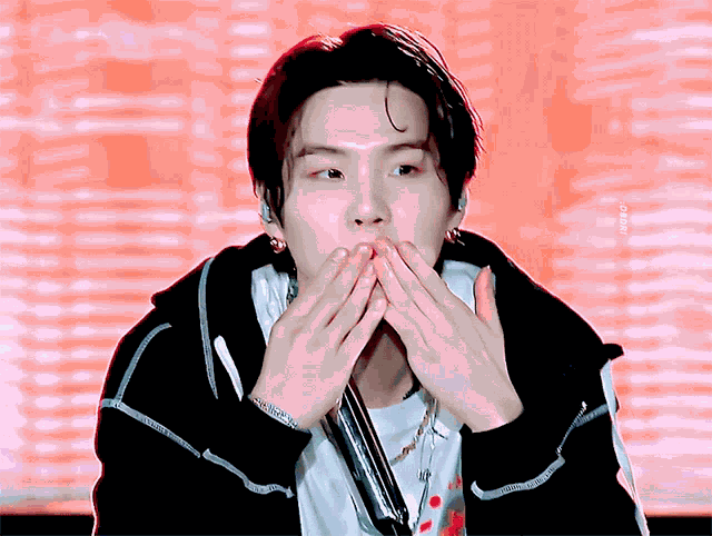 Bts Suga Kiss Bts Cute Suga GIF