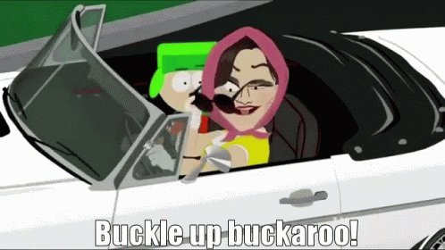 Buckle Up Buckaroo Caitlyn Jenner GIF