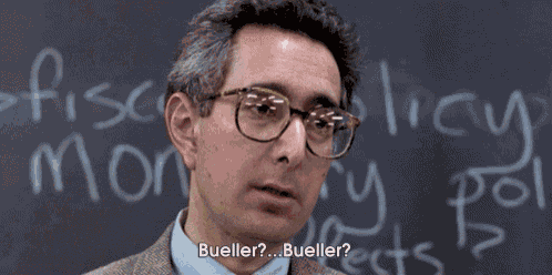 Bueller? GIF