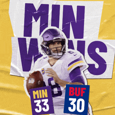 Buffalo Bills (30) Vs. Minnesota Vikings (33) Post Game GIF