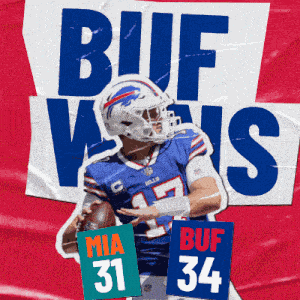 Buffalo Bills (34) Vs. Miami Dolphins (31) Post Game GIF