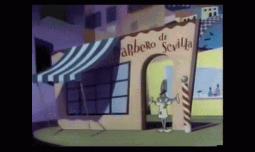 Bugs Bunny Barbers GIF