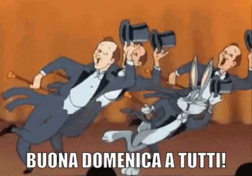 Bugs Bunny Buona Domenica A Tutti Felice Domenica Finalmente è Domenica GIF