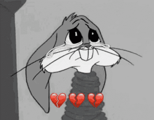 Bugs Bunny Crying GIF