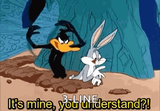 Bugs Bunny Daffy Duck GIF