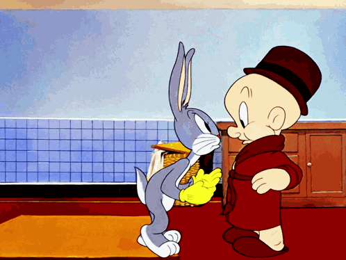Bugs Bunny Elmer Fudd GIF