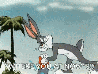 Bugs Bunny Sawing GIF