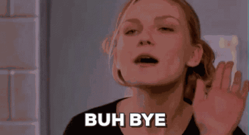 Buh Bye Bye GIF
