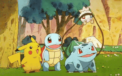 Bulbasaur Pikachu GIF