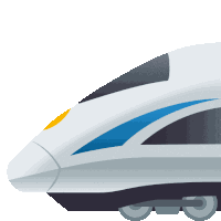 Bullet Train Travel Sticker