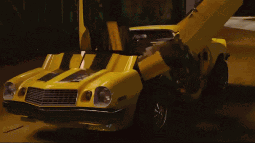 Bumblebee Camaro1977 GIF