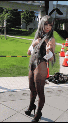 Bunny Catsuit GIF