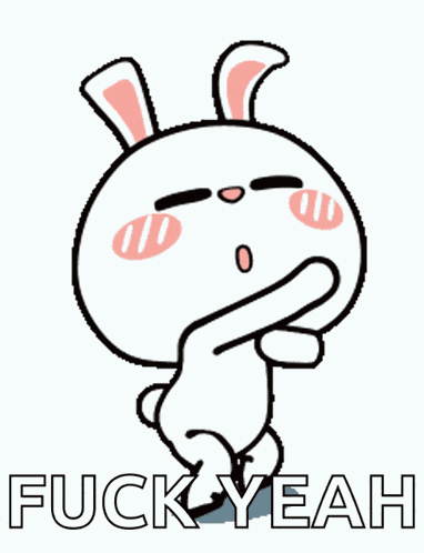 Bunny Dancing Oh Yeah GIF