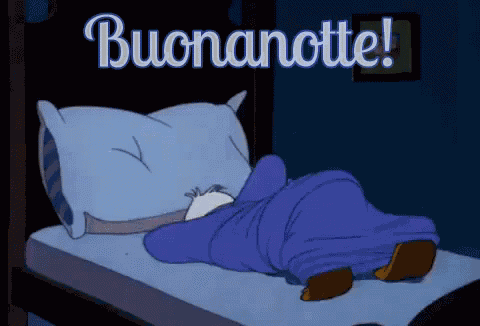 Buonanotte Buona Notte Sogni D’oro Dormi Bene A Domani Dormire Dormo Dormendo GIF