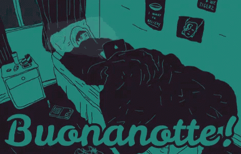 Buonanotte Buona Notte Sogni D’oro Dormi Bene A Domani Dormire Dormo Dormendo GIF