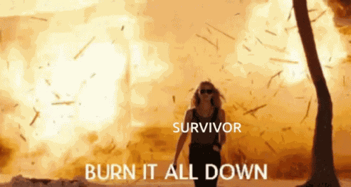 Burn It Down Survivor GIF