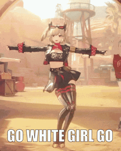 Burnice Go White Girl GIF