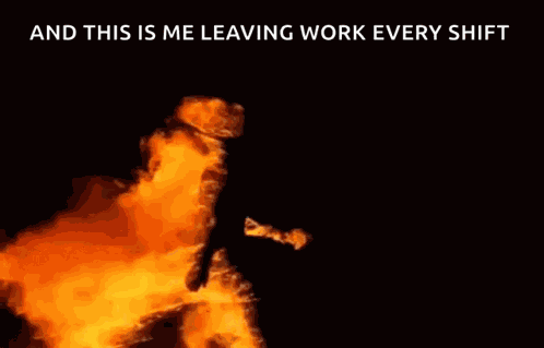 Burning Man Man On Fire GIF
