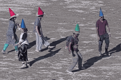 Burning Man Silly Walk GIF