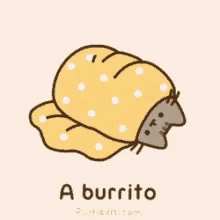 Burrito Pusheen GIF