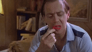 Buscemi Add Lipstick GIF