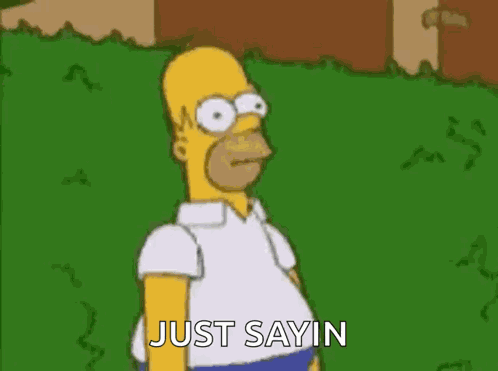 Bush Homer GIF