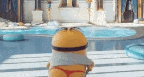Butt Minion GIF