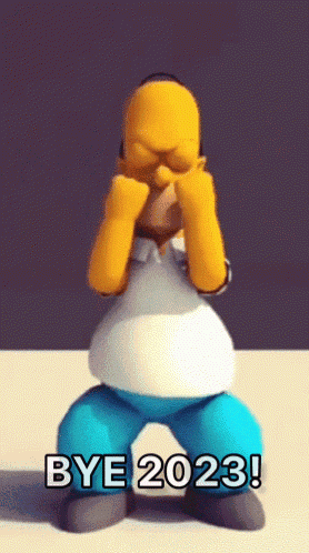 Bye 2023 Hello 2024 GIF