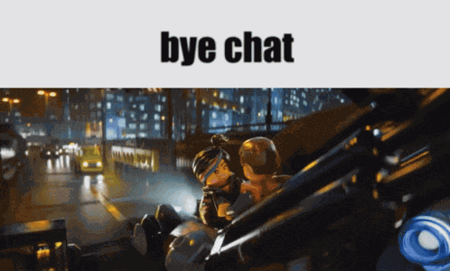 Bye Chat Lego Movie GIF