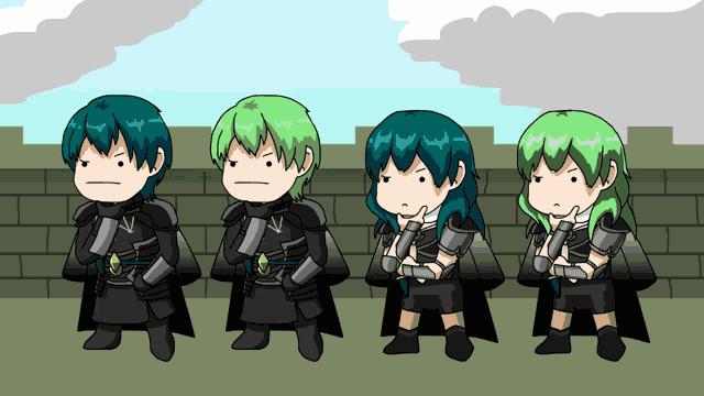 Byleth Thinking GIF