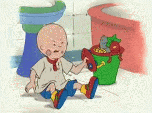 Caillou Tantrum GIF