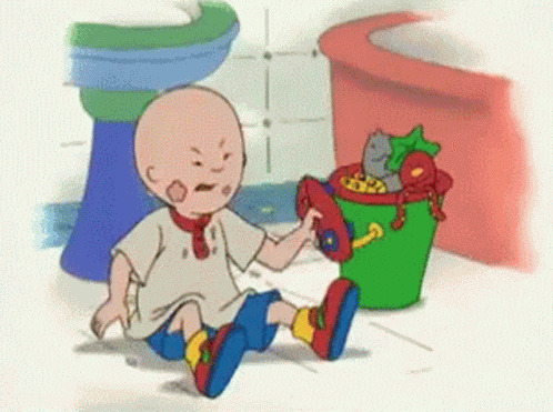 Caillou Tantrums GIF
