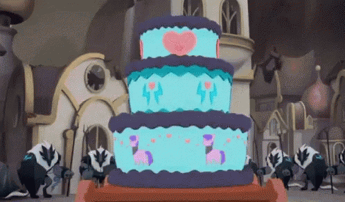Cake Burst GIF