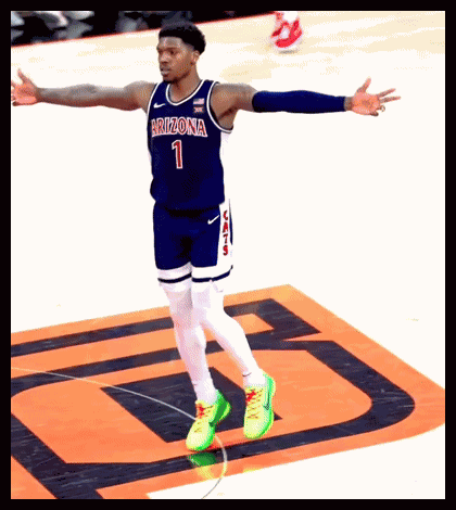 Caleb Love Three GIF