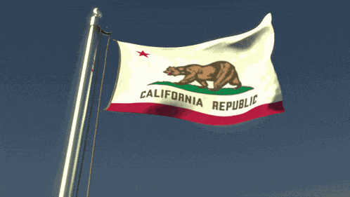 California Flag GIF