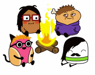 Camping Campfire GIF