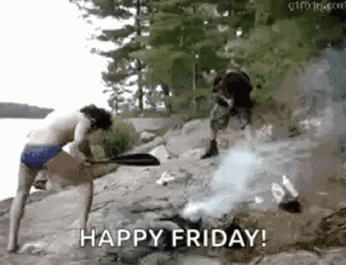 Camping Head Bang GIF