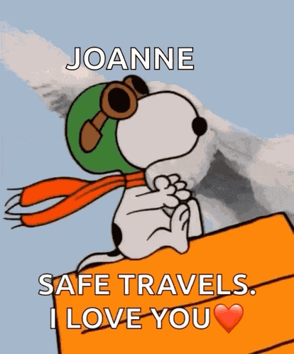 Camsey Snoopy Flying Fly Peanuts Clouds House GIF